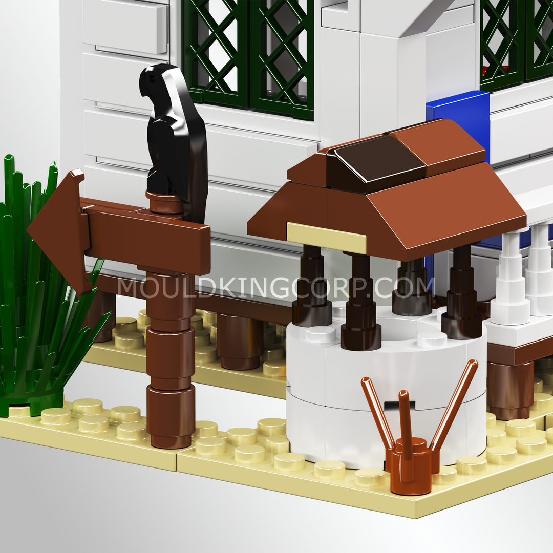 Mould King 24062 Wild West Bank Heist Scene Building Set | 693 Pcs