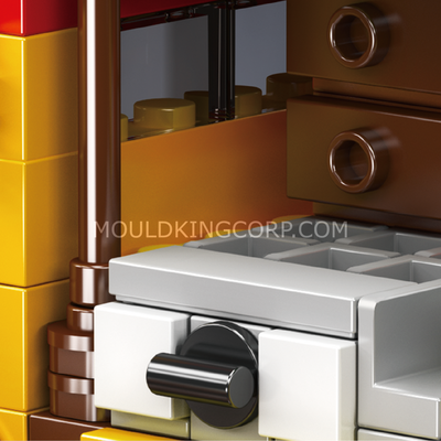 Mould King 24064 Mini Street Series Mobile Ramen Cart Building Set | 326 Pcs