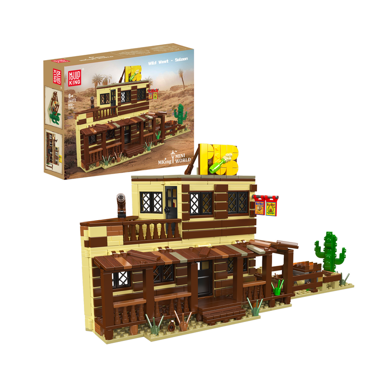 Mould King 24072 Wild West Saloon Building Set | 800 Pcs