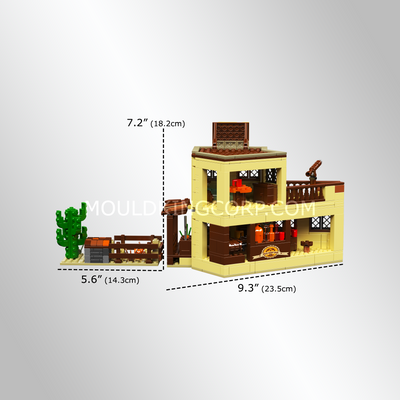 Mould King 24072 Wild West Saloon Building Set | 800 Pcs