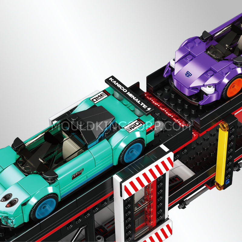 Mould King 24078 Camion de transport de voitures de sport | 997 pièces