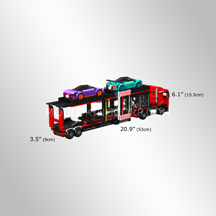 Mould King 24078 Sports Car Transporter Truck Building Set | 997 Pcs