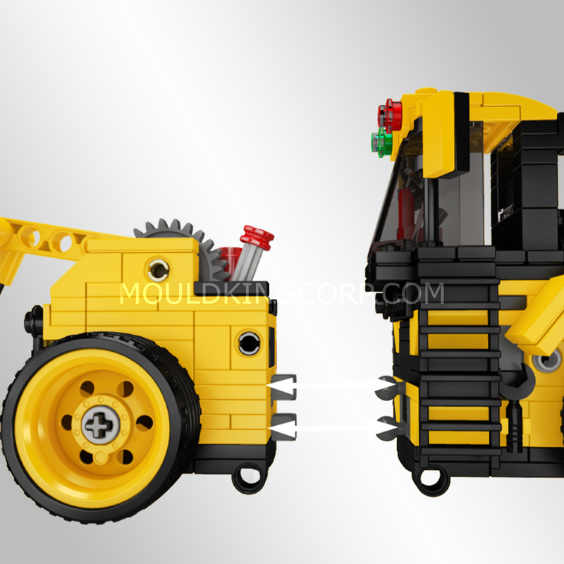 Mould King 24083 Wheel Loader Construction Vehicle Building Set | 456 Pcs