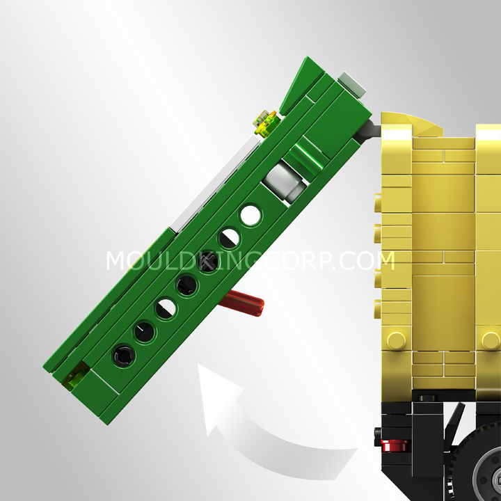 Mould King 24088 Umweltfreundlicher Müllwagen-Bausatz | 646 Teile