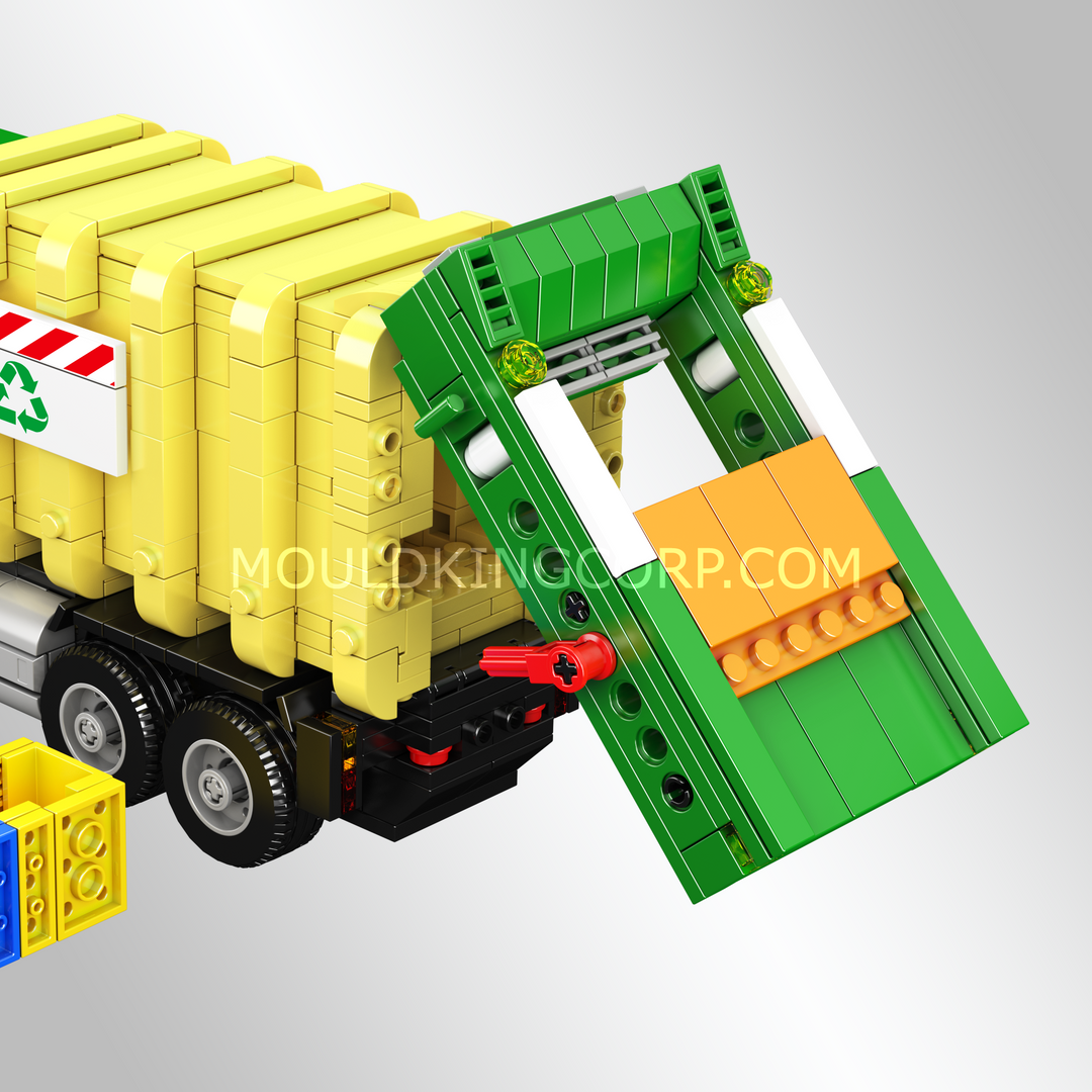Mould King 24088 Umweltfreundlicher Müllwagen-Bausatz | 646 Teile