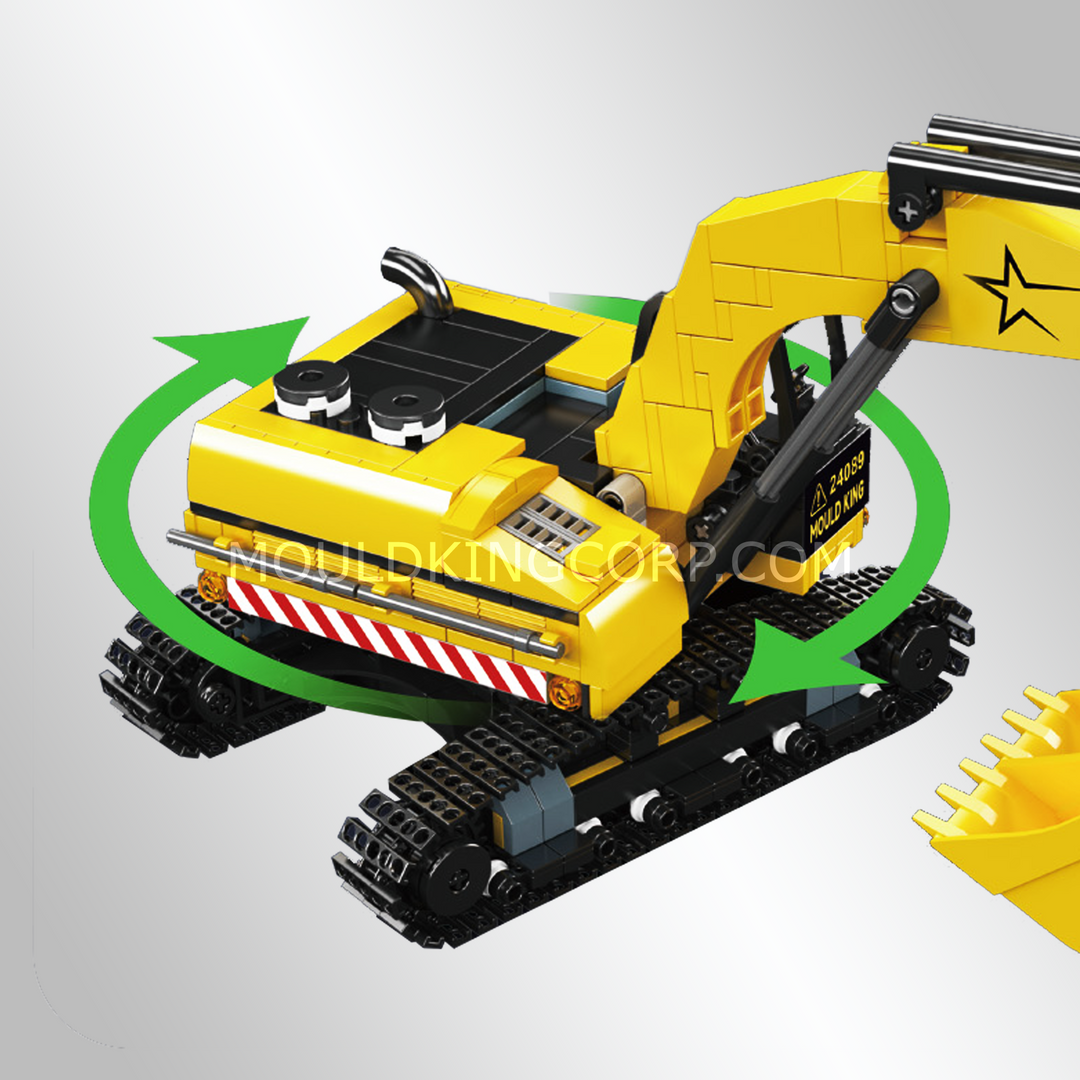 Mould King 24089 Mini Excavator Building Set | 705 PCS