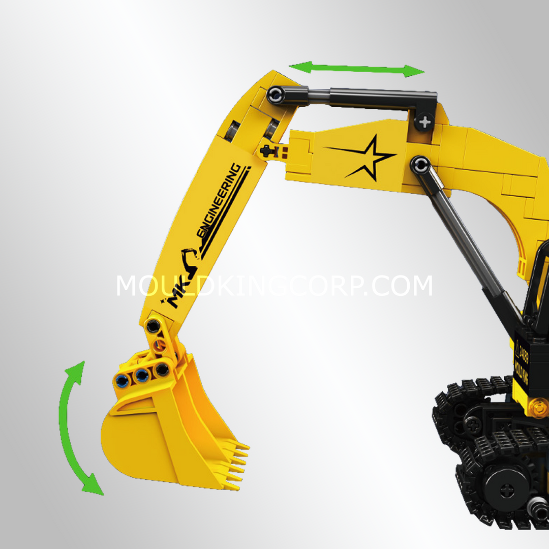 Mould King 24089 Mini Excavator Building Set | 705 PCS