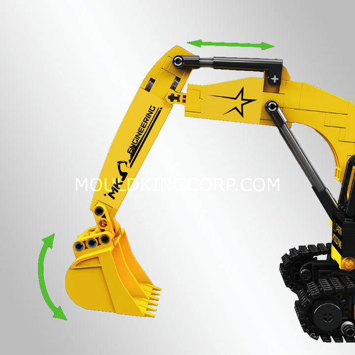 Mould King 24089 Mini Excavator Building Set | 705 PCS