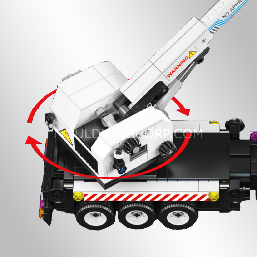 Mould King 24092 Service Crane Truck Building Set | 670 Pcs