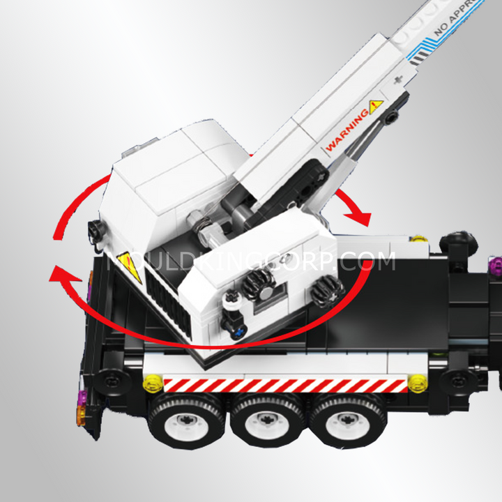 Mould King 24092 Service Crane Truck Building Set | 670 Pcs
