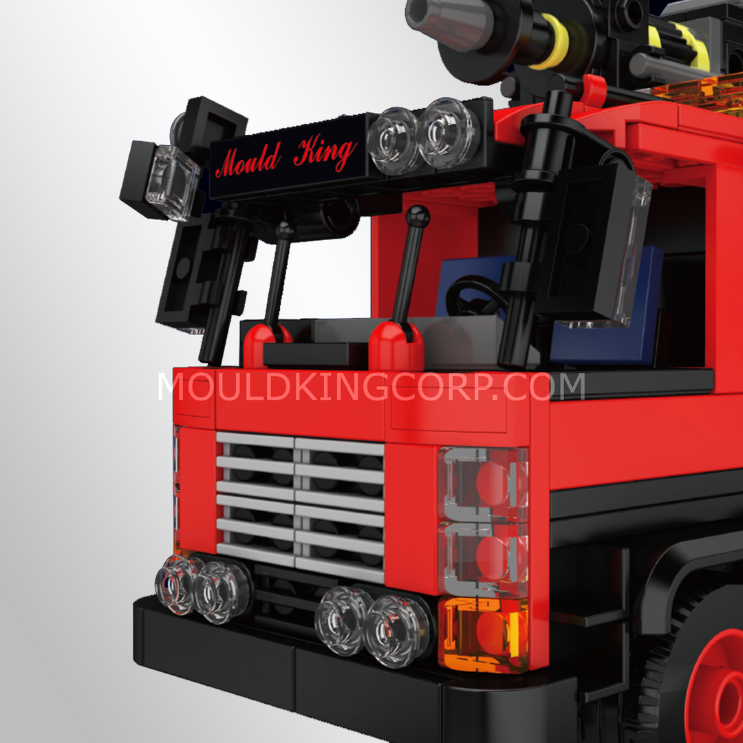 Mould King 24094 Feuerwehrwagen-Bausatz für die Stadtrettung | 752 Teile
