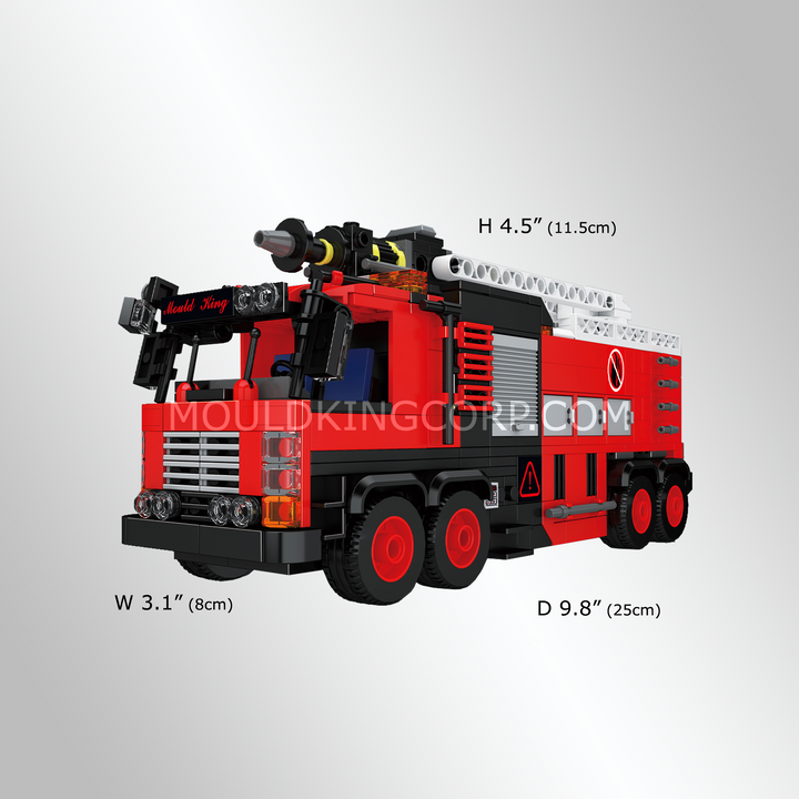 Mould King 24094 Feuerwehrwagen-Bausatz für die Stadtrettung | 752 Teile