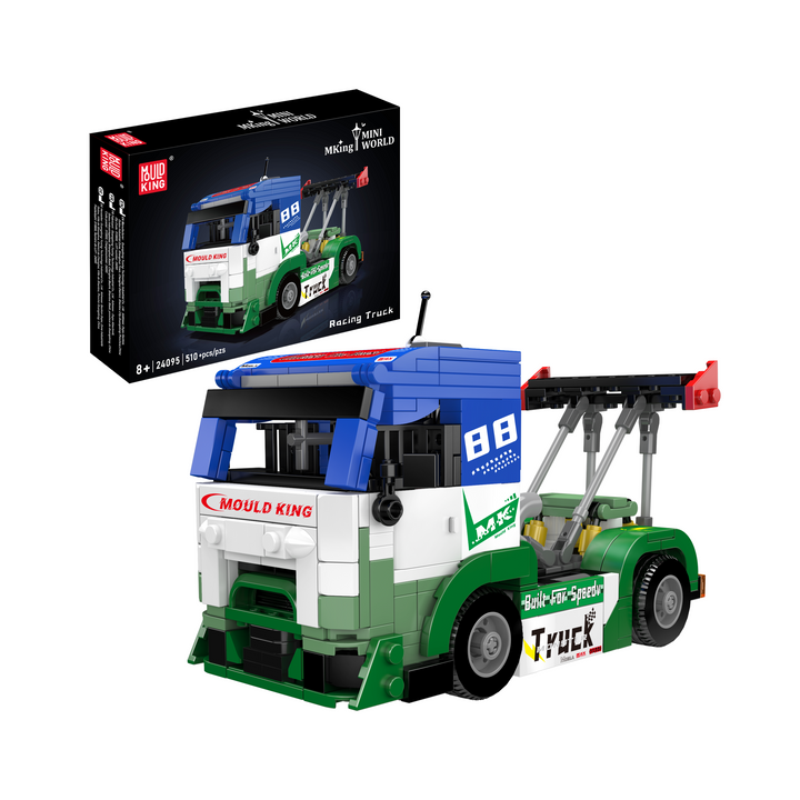 Mould King 24095 Low-Profile Renn-Truck Bausatz | 510 Teile