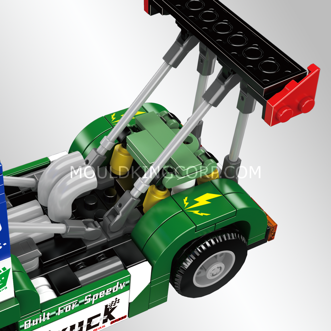 Mould King 24095 Low-Profile Renn-Truck Bausatz | 510 Teile