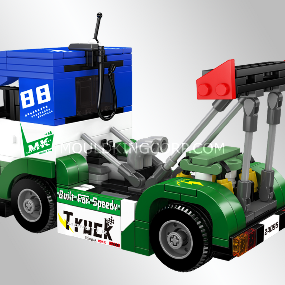 Mould King 24095 Low-Profile Renn-Truck Bausatz | 510 Teile