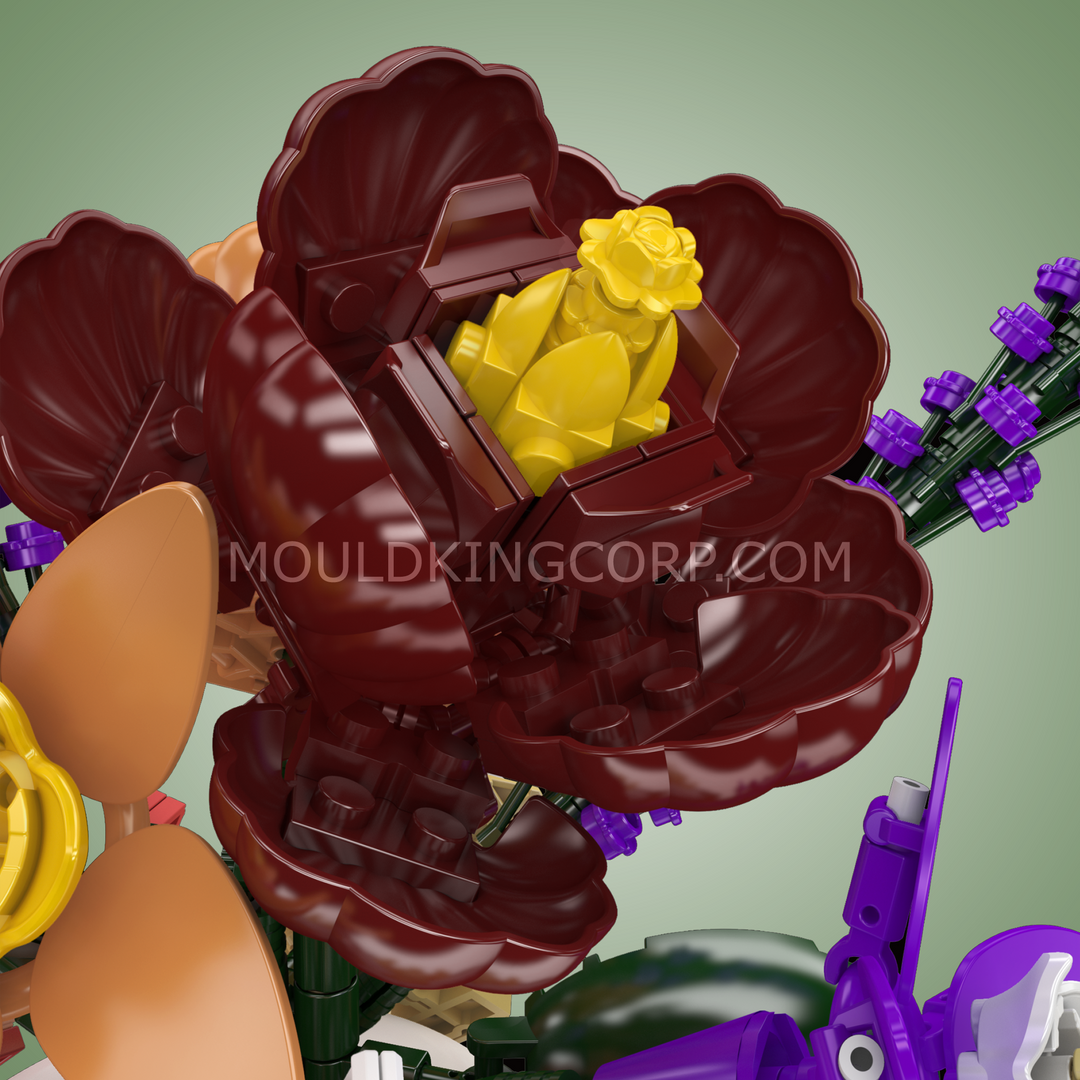 Mould King 24098 Everlasting Floral Art Building Set | 903 Pcs