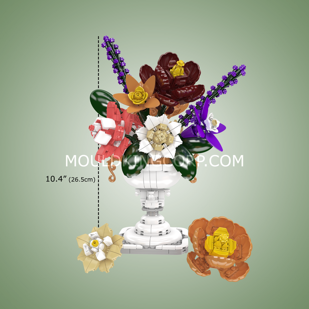 Mould King 24098 Everlasting Floral Art Building Set | 903 Pcs