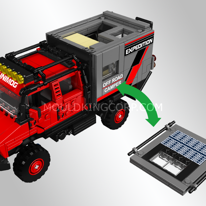 Mould King 24103 Off-Road Expedition Camper Van Building Set | 909 Pcs