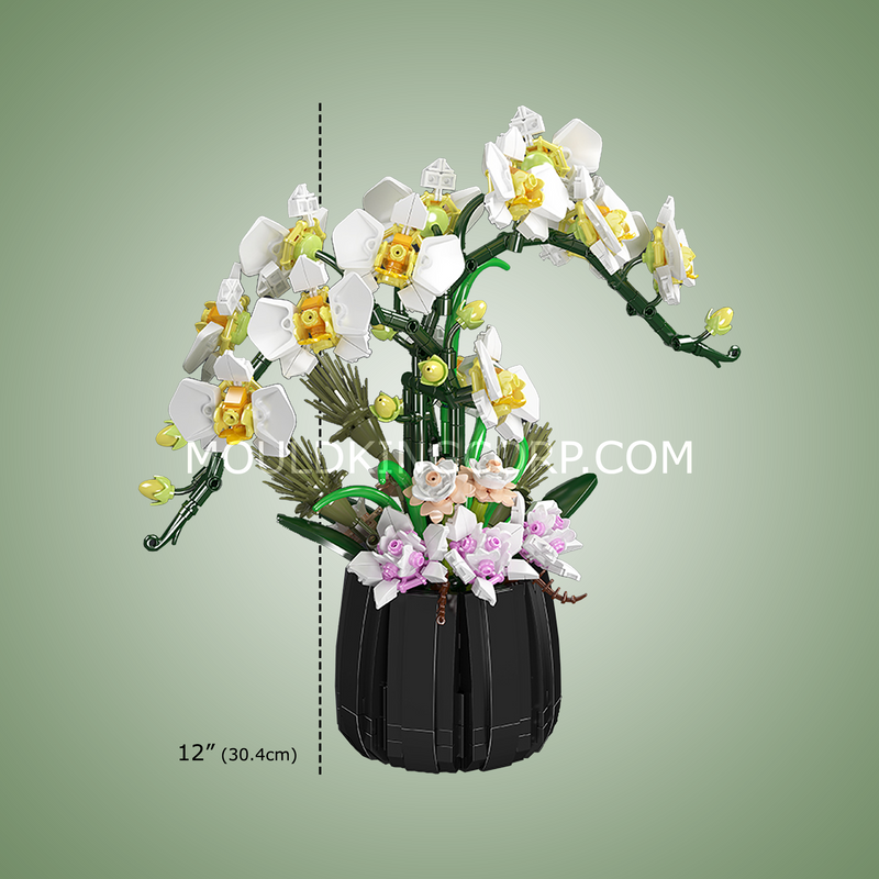 Vormkoning 24108 Orchidee Bonsai bouwsteenset | 1.014 stuks