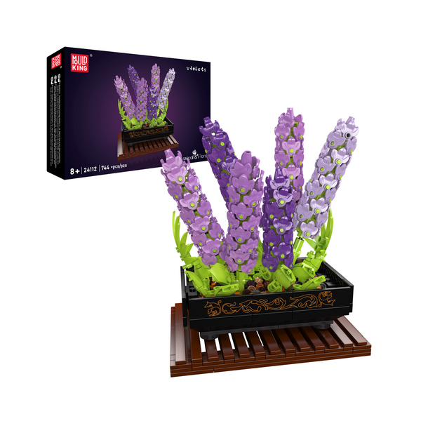 Mould King 24112 Violet Bonsai Building Set | 744 Pcs – Mould King