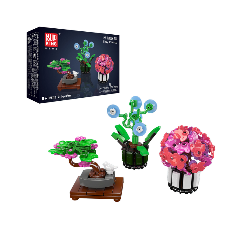 Pottenkoning 24116 Mini Planten Bouwset | 211 Stuks