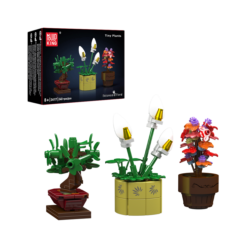 Mould King 24117 Mini Potted Plants Building Set | 240 Pcs