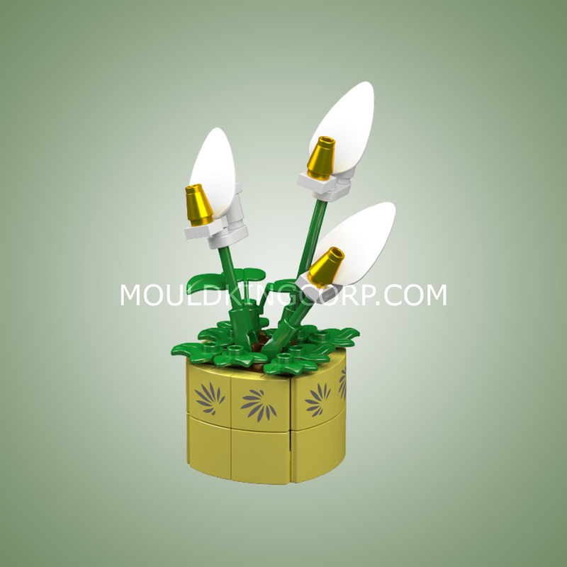 Mould King 24117 Mini Potted Plants Building Set | 240 Pcs