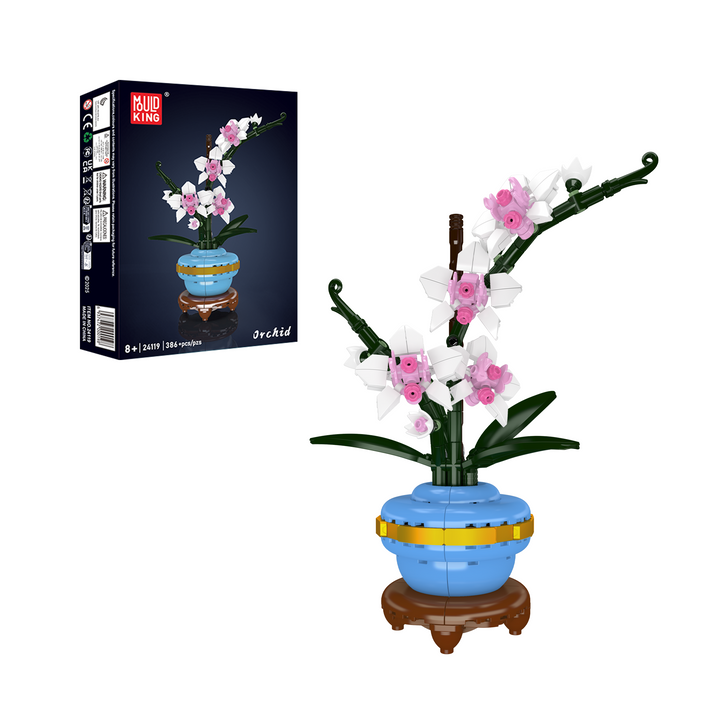 Mould King 24119 Orchid Botanical Building Set | 386 Pcs