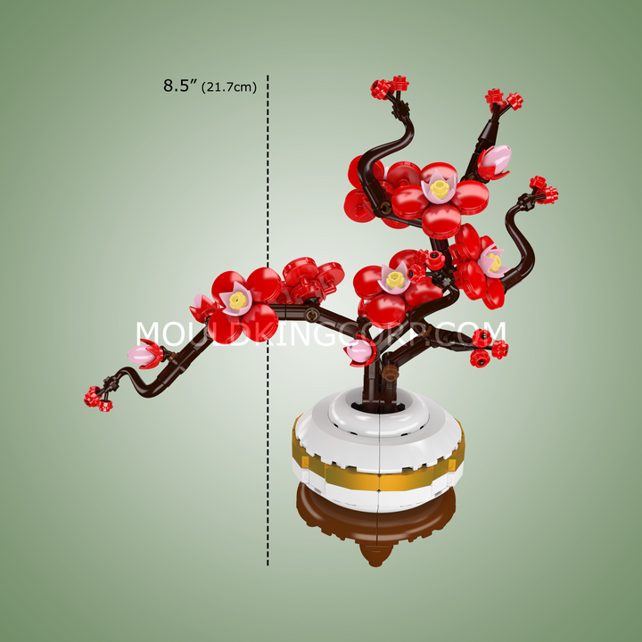 Mallenkoning 24120 Plum Blossom Botanical Bouwset | 393 Stuks