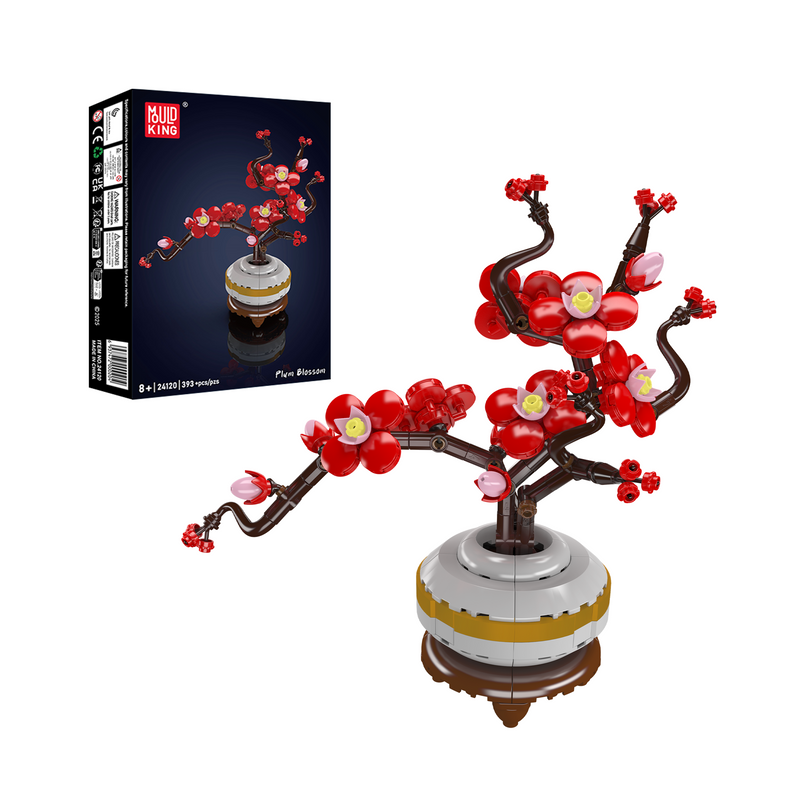 Mallenkoning 24120 Plum Blossom Botanical Bouwset | 393 Stuks