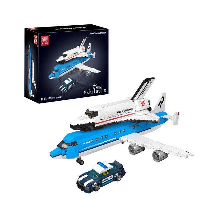 Mould King 24126 Space Shuttle Carrier Jet 3-in-1 Building Set | 1,279 Pcs