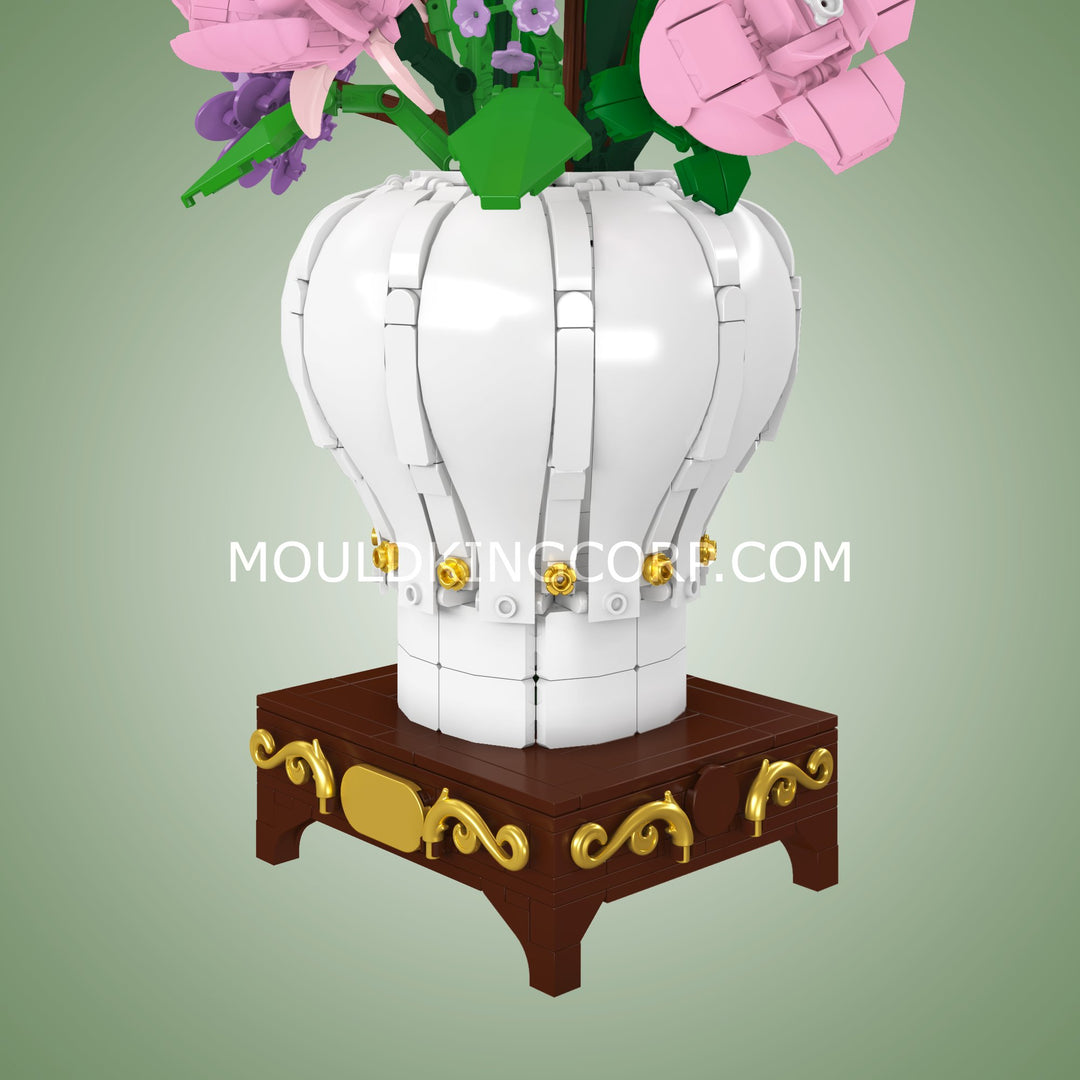 Mould King 24127 Set europeo per composizioni floreali e creazione di vasi | 1.636 pezzi