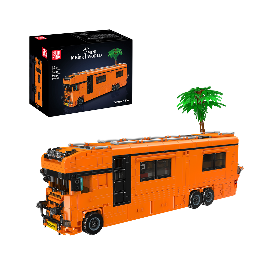 Mould King 24134 Luxury Camper Van Motorhome Building Set | 1,333 Pcs