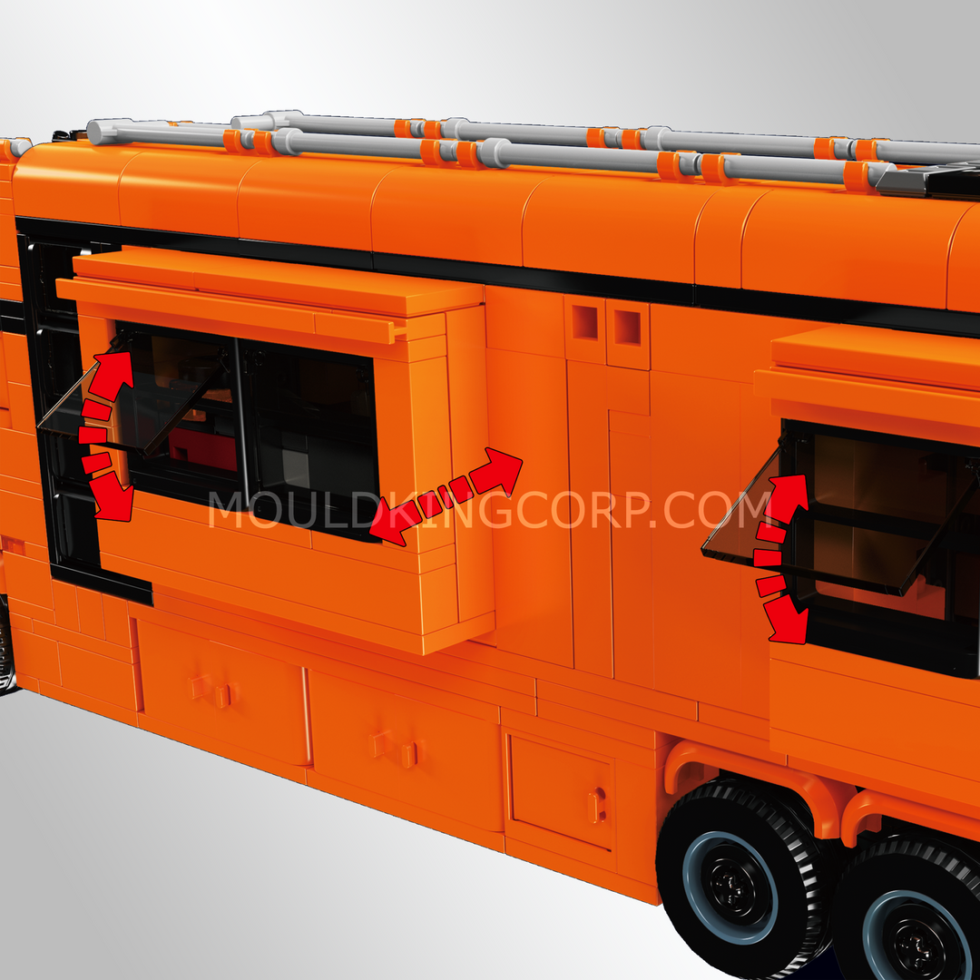 Mould King 24134 Luxury Camper Van Motorhome Building Set | 1,333 Pcs