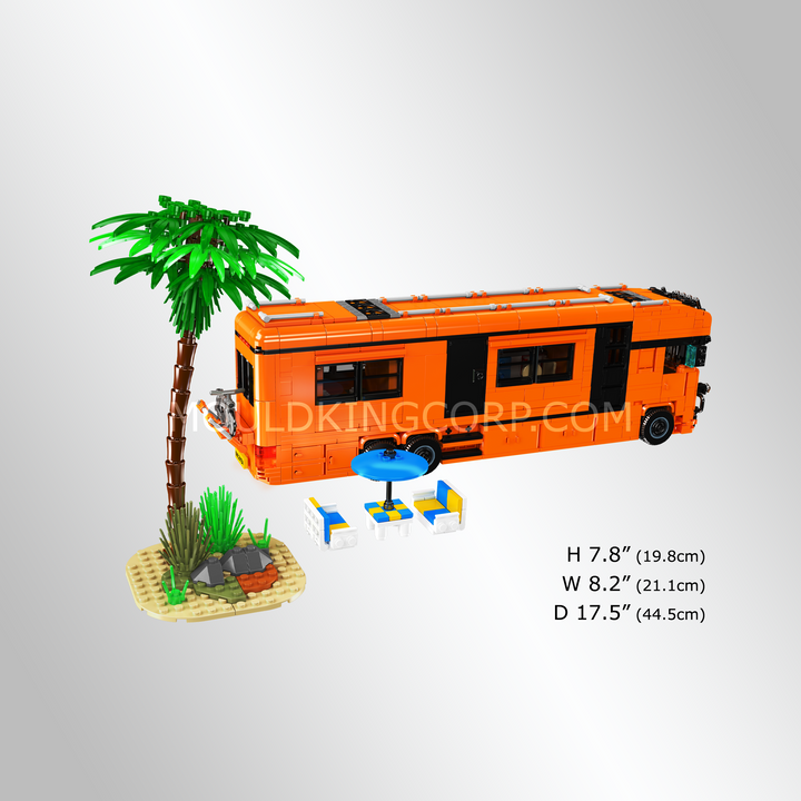 Mould King 24134 Luxury Camper Van Motorhome Building Set | 1,333 Pcs