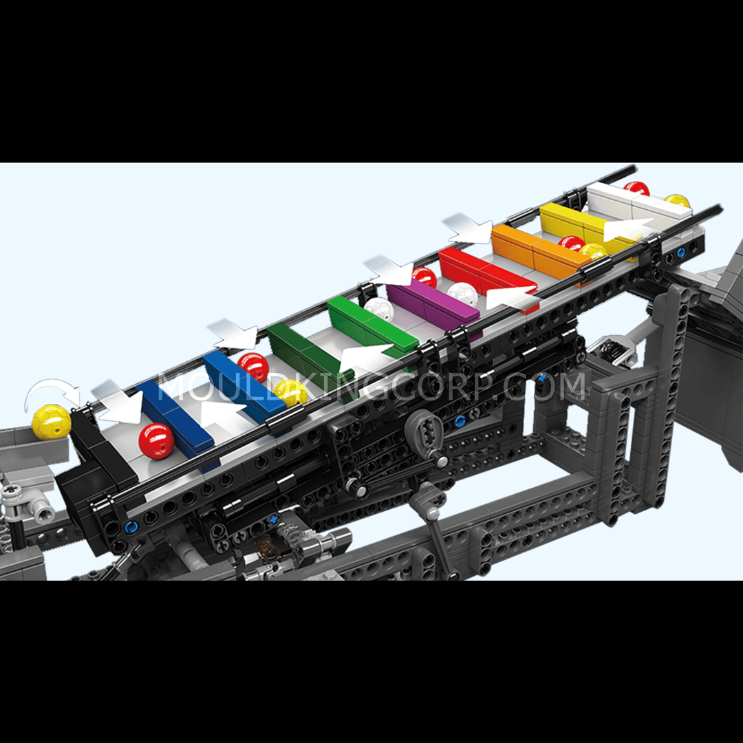 MOULD KING 26009 Motorized Rainbow Stepper II Building Set | 1,281 PCS