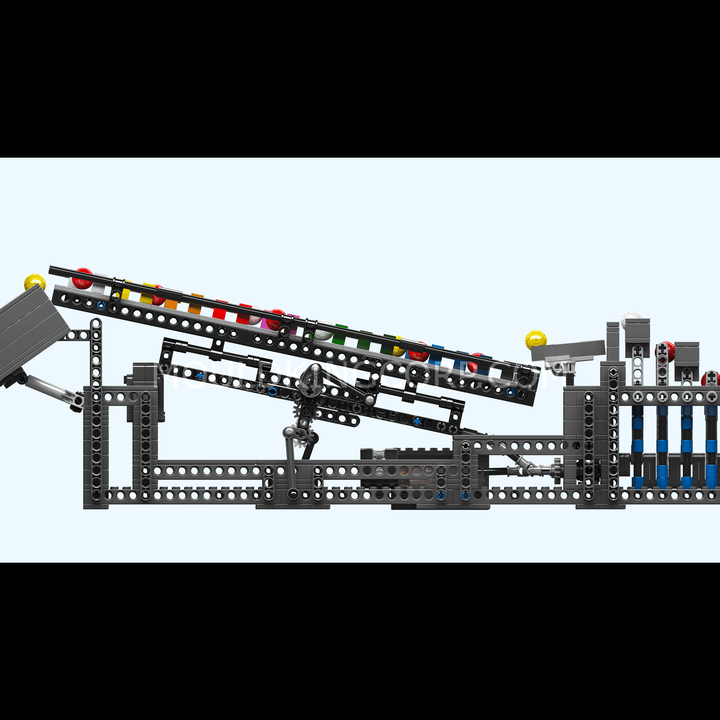 MOULD KING 26009 Motorized Rainbow Stepper II Building Set | 1,281 PCS