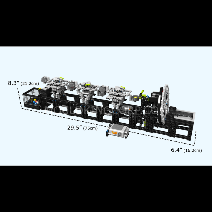 Mould King 26011 GBC Rimo Buckets Building Set | 2,026 PCS