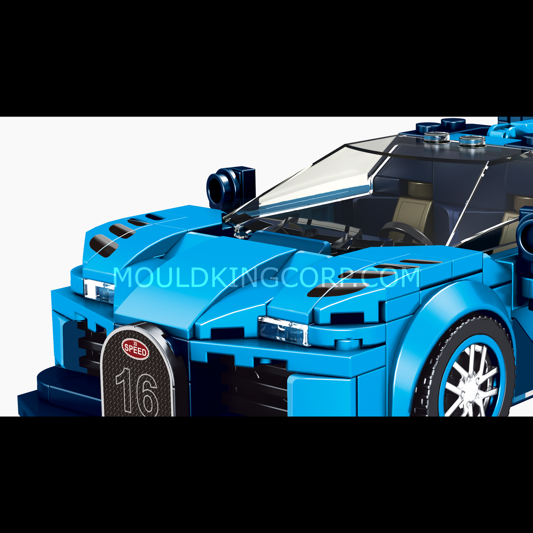 Mould King 27001 Jeu de construction de mini-voiture de sport The Vision GT | 336 pièces