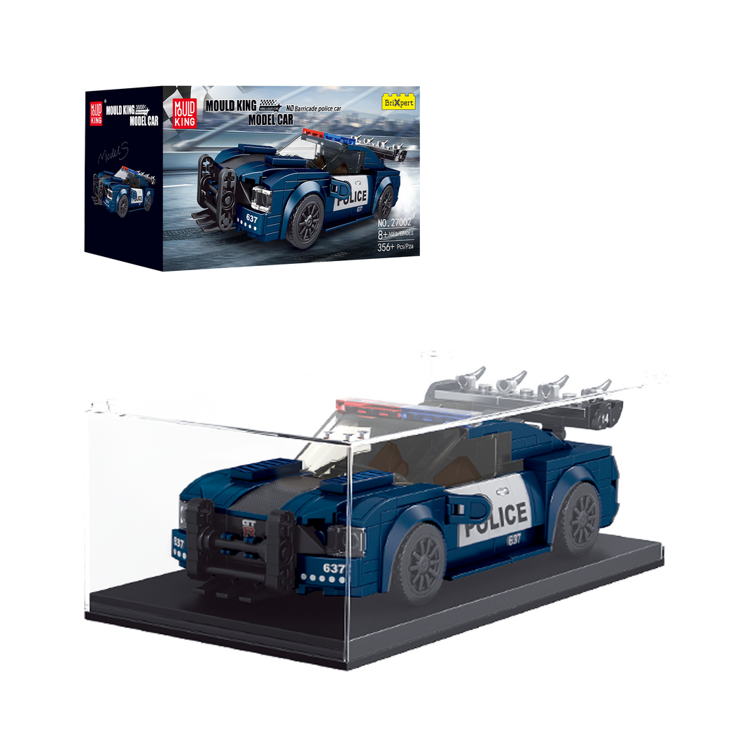 Mould King 27002 The Barricade Police Mini Sports Car Building Set | 356 PCS