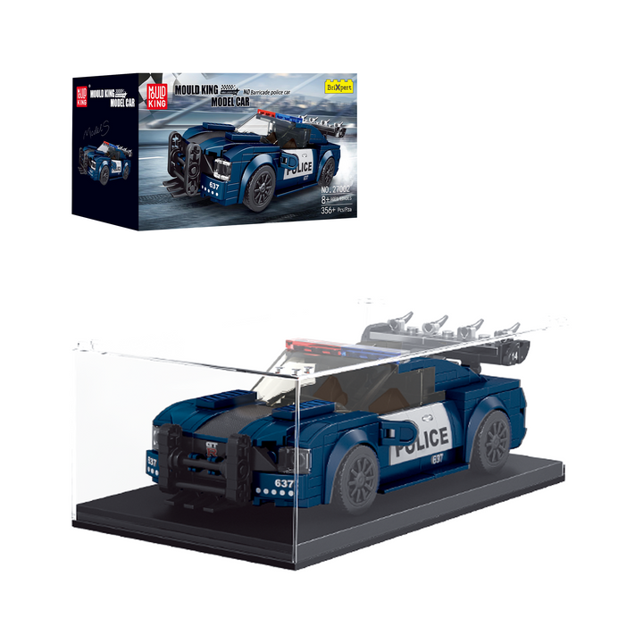 Mould King 27002 The Barricade Police Mini Sports Car Building Set | 356 PCS