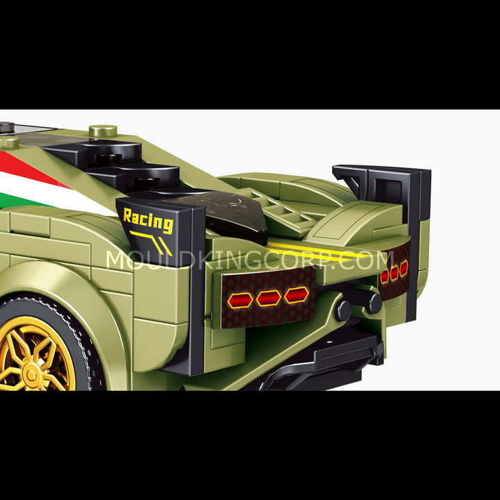 Mould King 27003 Ensemble de construction de modèles de voitures de sport italiennes Bull Sian | 333 pièces