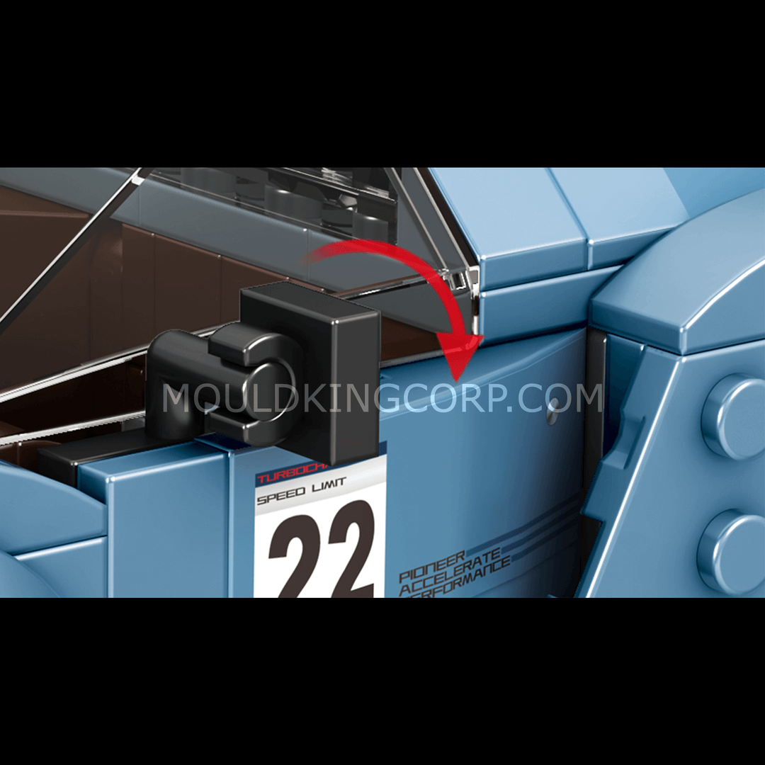 Mould King 27005 Mini-voiture de sport 918 RSR | 330 pièces