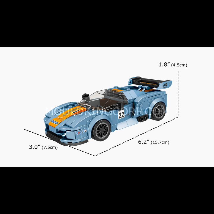 Mould King 27005 Mini-voiture de sport 918 RSR | 330 pièces