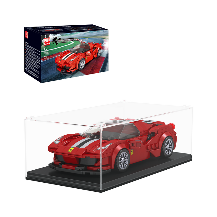 Mould King 27006 Ensemble de construction de mini-voiture de sport 488 GTB | 329 pièces