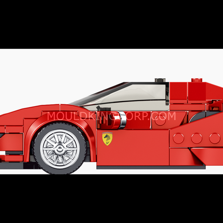 Mould King 27006 Ensemble de construction de mini-voiture de sport 488 GTB | 329 pièces