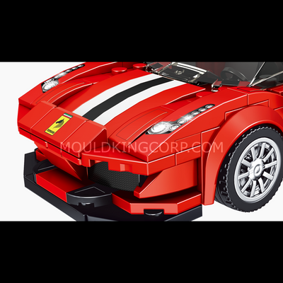 Mould King 27006 Der 488 GTB Mini-Sportwagen-Bausatz | 329 Teile