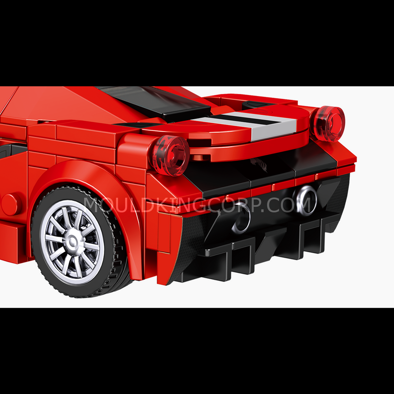 Mould King 27006 Der 488 GTB Mini-Sportwagen-Bausatz | 329 Teile
