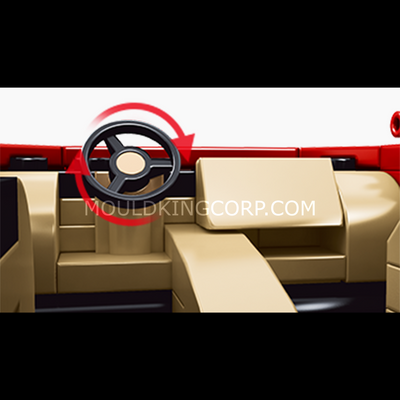 Kit de construction de supercar Testarossa Mould King 27012S | 350 pièces