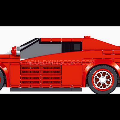 Kit de construction de supercar Testarossa Mould King 27012S | 350 pièces